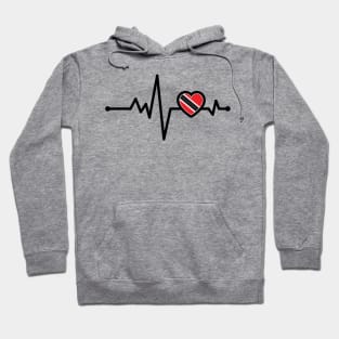 Trinidad and Tobago Heart Monitor Hoodie